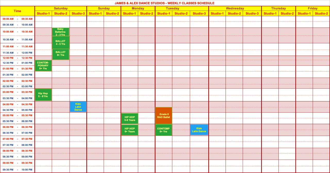 schedule-for-kids